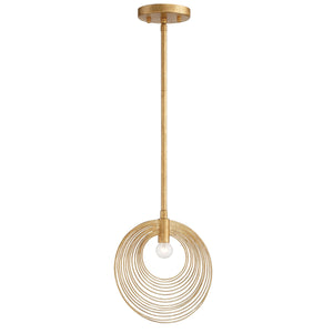 Doral 1 Light Renaissance Gold Mini Pendant DOR-B7700-RG