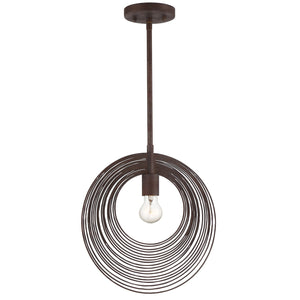 Doral 1 Light Forged Bronze Pendant DOR-B7701-FB