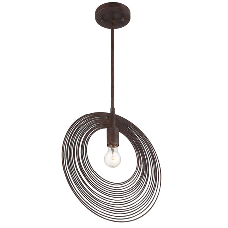 Doral 1 Light Forged Bronze Pendant DOR-B7701-FB