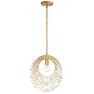 Doral 1 Light Renaissance Gold Pendant DOR-B7701-RG