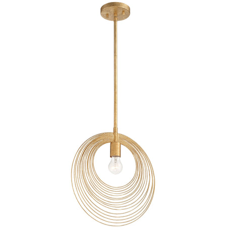 Doral 1 Light Renaissance Gold Pendant DOR-B7701-RG