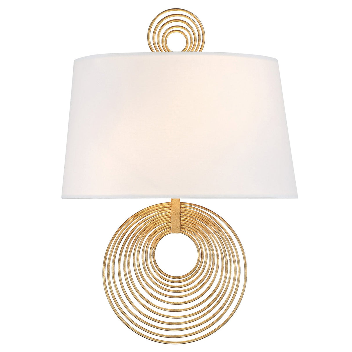 Doral 2 Light Renaissance Gold Sconce DOR-B7702-RG