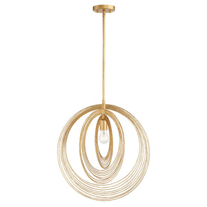 Doral 1 Light Renaissance Gold Chandelier DOR-B7711-RG
