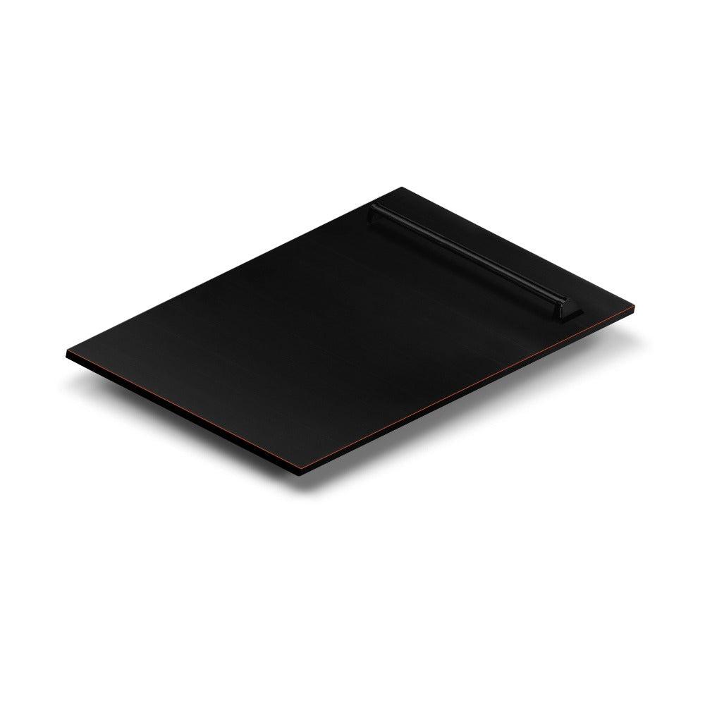 ZLINE 24 in. Tallac Series 3rd Rack Dishwasher with Oil-Rubbed Bronze Panel and Traditional Handle, 51dBa (DWV-ORB-24)