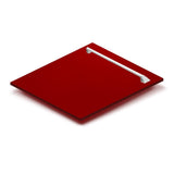 ZLINE 24 in. Tallac Series 3rd Rack Dishwasher with Red Gloss Panel and Traditional Handle, 51dBa (DWV-RG-24)