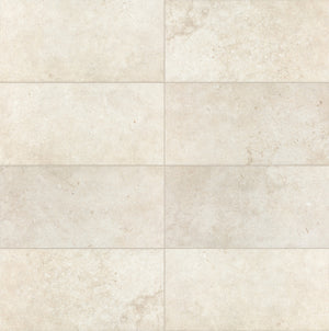 Daltile Ironmere Brimstone White Rectangle 12x24 Matte Floor Tile