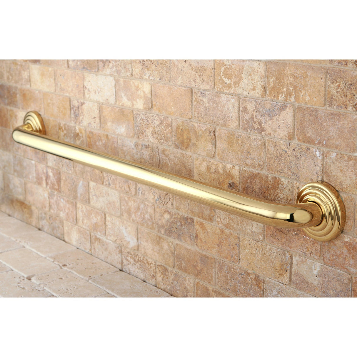 Restoration Thrive In Place DR314302 30-Inch x 1-1/4 Inch O.D Grab Bar, Polished Brass