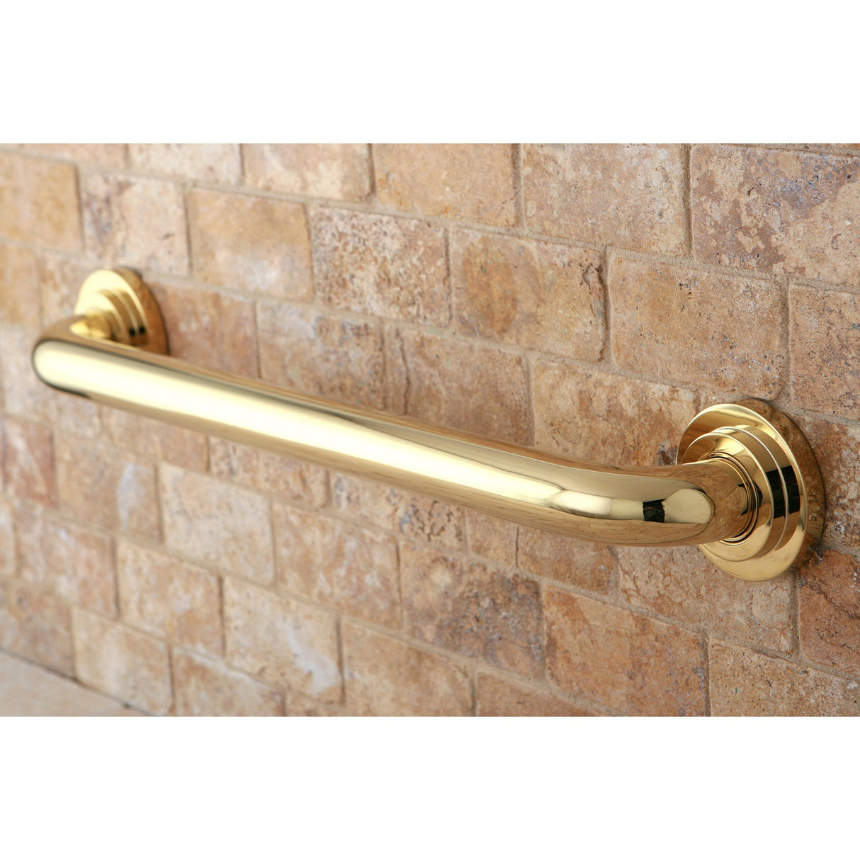 Manhattan Thrive In Place DR414182 18-Inch X 1-1/4 Inch O.D Grab Bar, Polished Brass