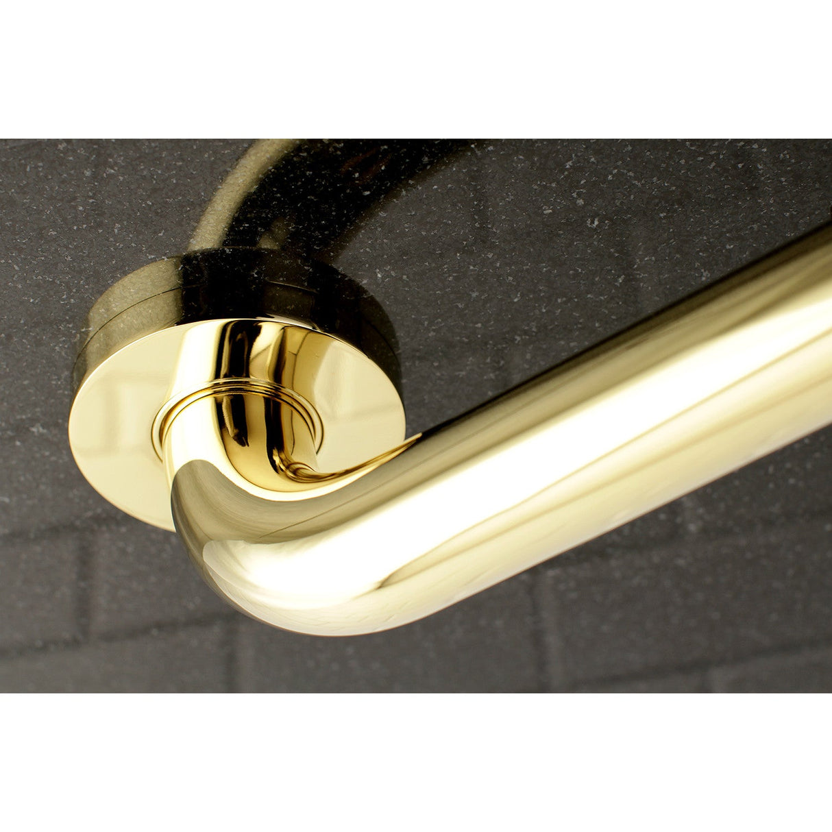 Meridian Thrive In Place DR514122 12-Inch x 1-1/4 Inch O.D Grab Bar, Polished Brass