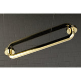 Meridian Thrive In Place DR514182 18-Inch X 1-1/4 Inch O.D Grab Bar, Polished Brass