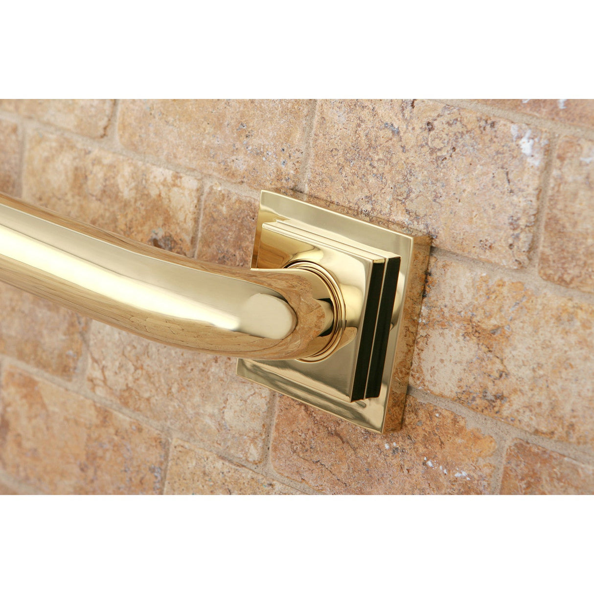 Claremont Thrive In Place DR614242 24-Inch x 1-1/4 Inch O.D Grab Bar, Polished Brass