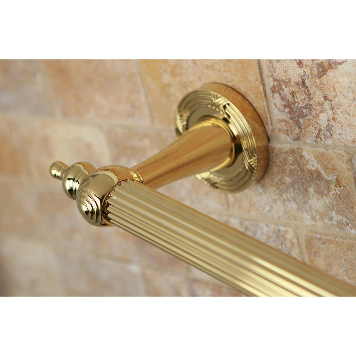 Templeton DR710122 12-Inch X 1-Inch O.D Grab Bar, Polished Brass
