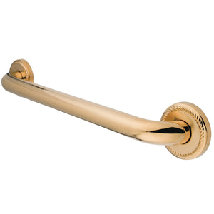 Laurel Thrive In Place DR814162 16-Inch X 1-1/4 Inch O.D Grab Bar, Polished Brass
