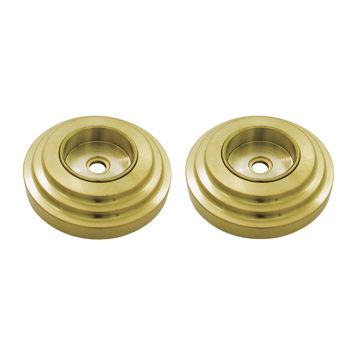 Milano DRF214127 1-1/4 Inch O.D Grab Bar Flange, Brushed Brass