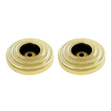 Restoration DRF314122 1-1/4 Inch O.D Grab Bar Flange, Polished Brass