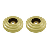 Restoration DRF314127 1-1/4 Inch O.D Grab Bar Flange, Brushed Brass