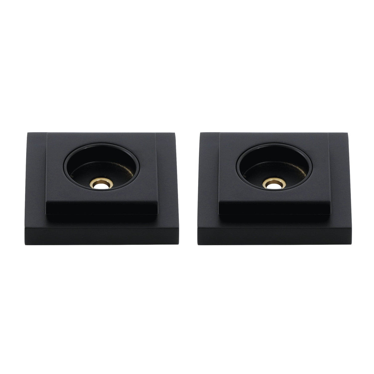 Claremont DRF614120 1-1/4 Inch O.D Grab Bar Flange (1 Pair), Matte Black