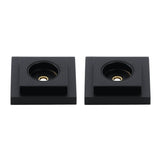 Claremont DRF614120 1-1/4 Inch O.D Grab Bar Flange (1 Pair), Matte Black