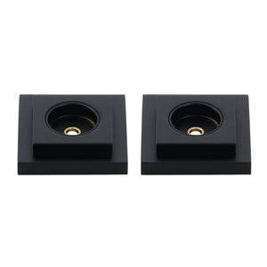 Claremont DRF614120 1-1/4 Inch O.D Grab Bar Flange (1 Pair), Matte Black