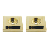 Claremont DRF614122 1-1/4 Inch O.D Grab Bar Flange (1 Pair), Polished Brass