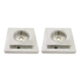 Claremont DRF614126 1-1/4 Inch O.D Grab Bar Flange (1 Pair), Polished Nickel