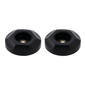Metropolitan DRF714120 1-1/4 Inch O.D Grab Bar Flange (1 Pair), Matte Black
