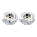 Metropolitan DRF714121 1-1/4 Inch O.D Grab Bar Flange (1 Pair), Polished Chrome