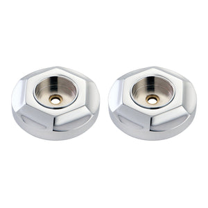 Metropolitan DRF714121 1-1/4 Inch O.D Grab Bar Flange (1 Pair), Polished Chrome