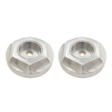 Metropolitan DRF714126 1-1/4 Inch O.D Grab Bar Flange (1 Pair), Polished Nickel