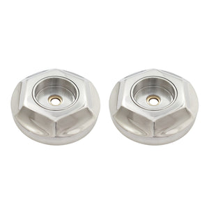 Metropolitan DRF714126 1-1/4 Inch O.D Grab Bar Flange (1 Pair), Polished Nickel