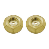 Metropolitan DRF714127 1-1/4 Inch O.D Grab Bar Flange (1 Pair), Brushed Brass