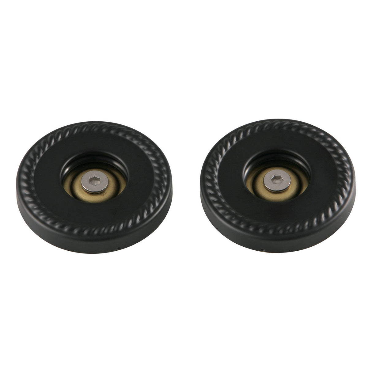 Laurel DRF814120 1-1/4 Inch O.D Grab Bar Flange (1 Pair), Matte Black