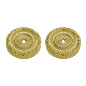 Camelon DRF914127 1-1/4 Inch O.D Grab Bar Flange, Brushed Brass
