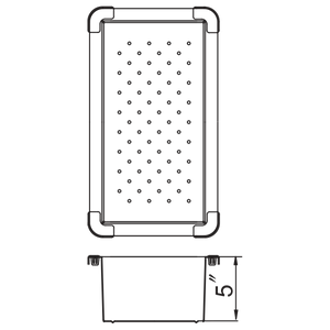 Hamat - DRY-817 - Drying Tray 8" x 16 3/8" x 5" D