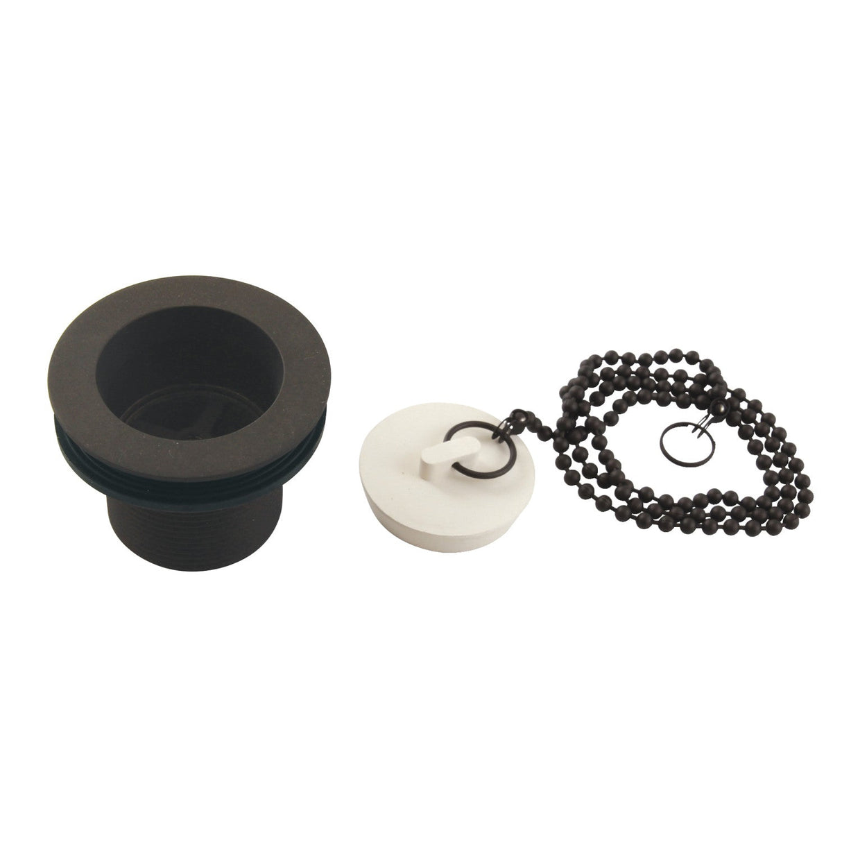 Made To Match DSP15ORB 1-1/2-Inch Chain and Stopper Tub Drain with 1-1/2-Inch Body Thread, Oil Rubbed Bronze