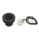 Made To Match DSP15ORB 1-1/2-Inch Chain and Stopper Tub Drain with 1-1/2-Inch Body Thread, Oil Rubbed Bronze
