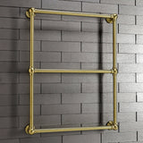 Maximilien DTC322419BB 24-Inch Wall Mount 3-Bar Towel Rack, Brushed Brass