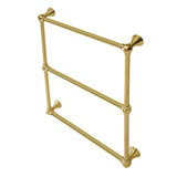 Maximilien DTC322419BB 24-Inch Wall Mount 3-Bar Towel Rack, Brushed Brass