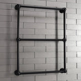 Maximilien DTC322419MB 24-Inch Wall Mount 3-Bar Towel Rack, Matte Black