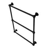 Maximilien DTC322419MB 24-Inch Wall Mount 3-Bar Towel Rack, Matte Black