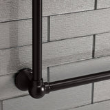 Maximilien DTC322419ORB 24-Inch Wall Mount 3-Bar Towel Rack, Oil Rubbed Bronze