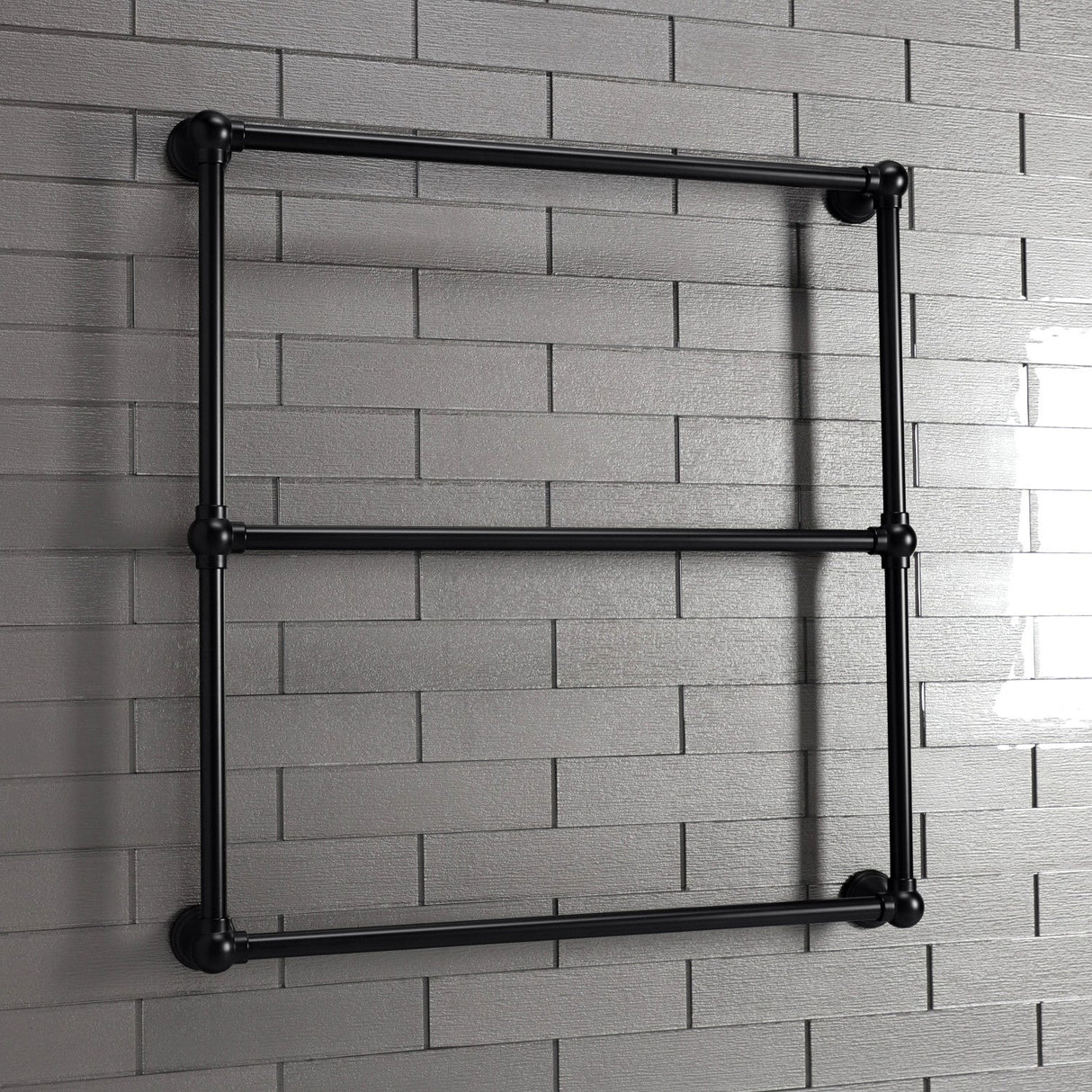 Maximilien DTC323019MB 30-Inch Wall Mount 3-Bar Towel Rack, Matte Black