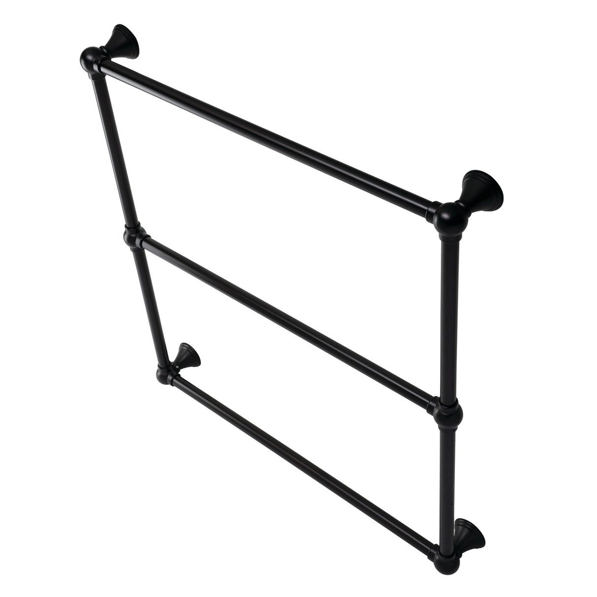 Maximilien DTC323019MB 30-Inch Wall Mount 3-Bar Towel Rack, Matte Black