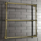 Maximilien DTC323019PB 30-Inch Wall Mount 3-Bar Towel Rack, Polished Brass