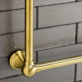 Maximilien DTC323619BB 36-Inch Wall Mount 3-Bar Towel Rack, Brushed Brass