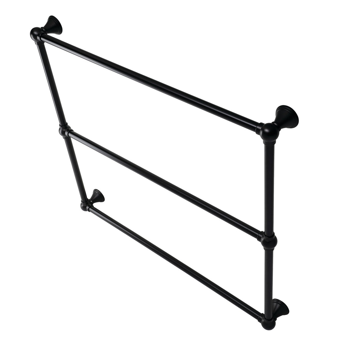 Maximilien DTC323619MB 36-Inch Wall Mount 3-Bar Towel Rack, Matte Black