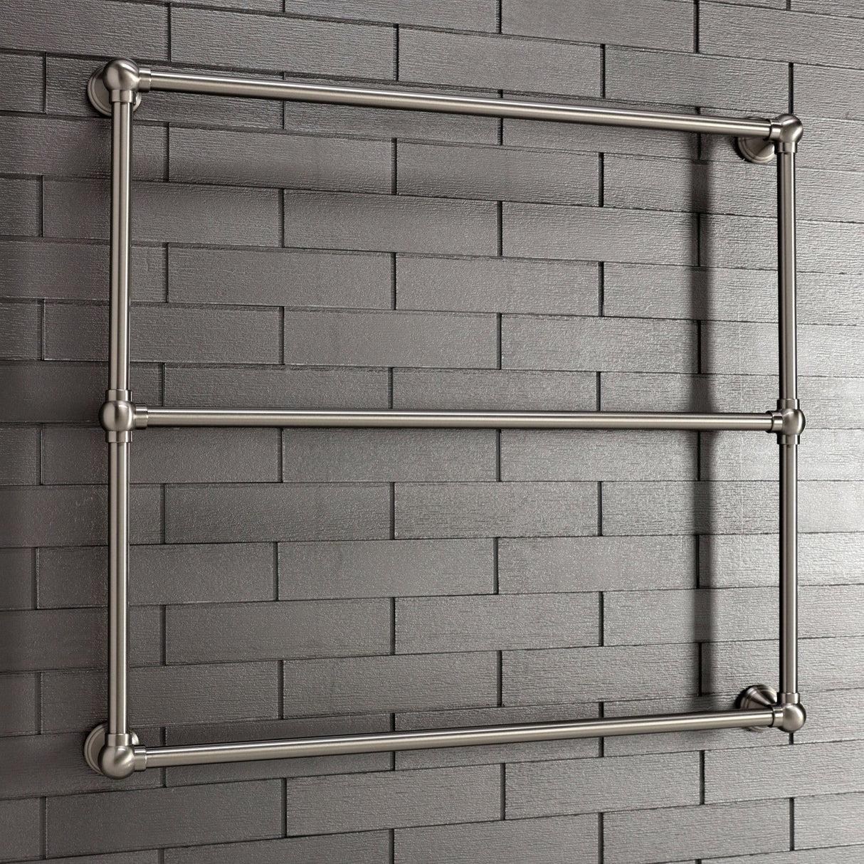 Maximilien DTC323619SN 36-Inch Wall Mount 3-Bar Towel Rack, Brushed Nickel