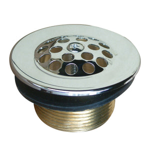 Made To Match DTL201 Brass Tub Strainer Drain, Polished Chrome