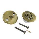 Trimscape DTL5305A3 Zinc Alloy Trip Lever Tub Drain Conversion Kit, Antique Brass
