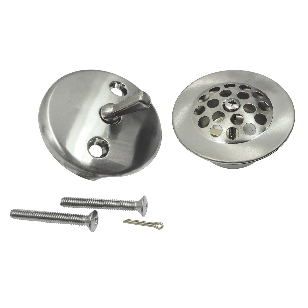 Trimscape DTL5305A8 Zinc Alloy Trip Lever Tub Drain Conversion Kit, Brushed Nickel